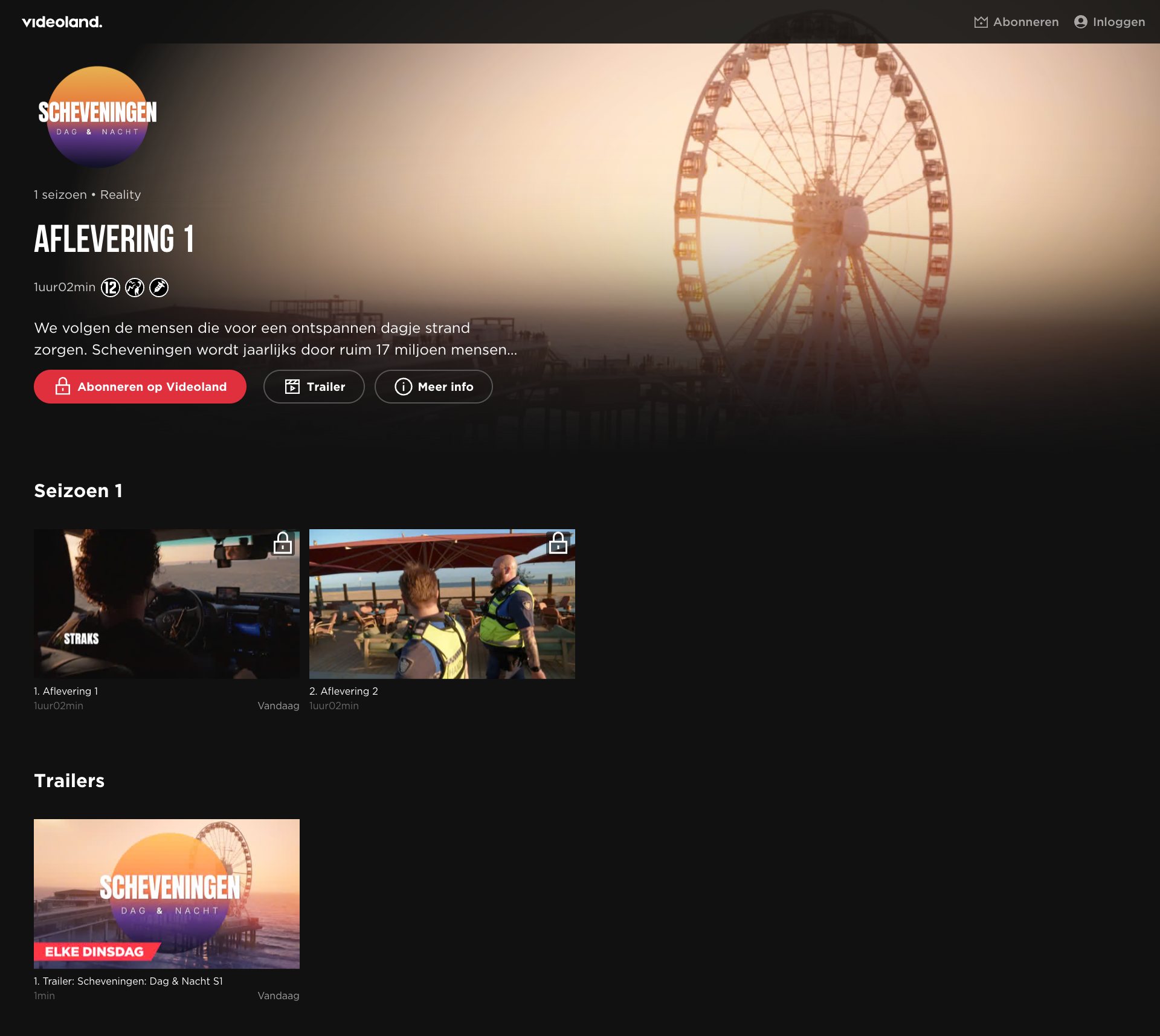 Scheveningen Dag & Nacht on Videoland